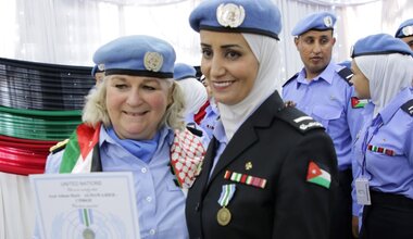 Peace South Sudan UNMISS UN peacekeeping peacekeepers development elections constitution capacity building international women's day profile Jordan UNPOL