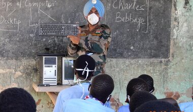 unmiss south sudan malakal computer skills training basic level school students