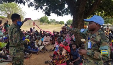 unmiss south sudan eastern equatoria state mosquitoes malaria prevention covid-19 rwanda peacekeepers