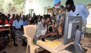 unmiss south sudan malakal indian peacekeepers computer skills primary school future-proofing