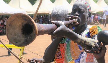 Peace South Sudan UNMISS UN peacekeeping peacekeepers elections constitution Art festival traditions unity harmony inclusivity