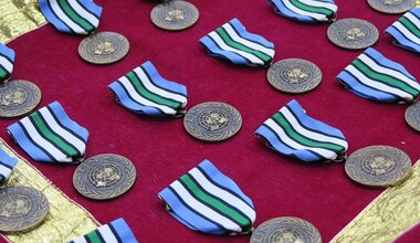 unmiss unpol medal parade nepal south sudan police peace security united nations un peacekeeping