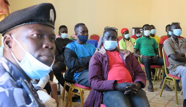 UNPOL UNMISS protection of civilians road safety boda boda aweil south sudan peacekeeping peacekeepers united nations