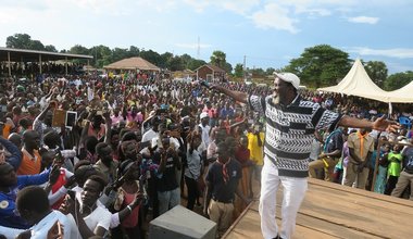 unmiss south sudan yei peace concert one peace one people emmanuel kembe local artists