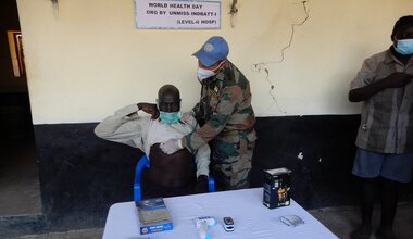 South Sudan UNMISS Global Goals World Health Day Malakal COVID-19