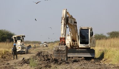 UNMISS south sudan South Korea road repairs infrastructure jonglei protection of civilians pibor peacekeepers peacekeeping united nations