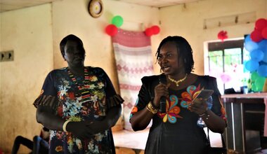 unmiss south sudan rumbek lakes state fashion show unity in diversity