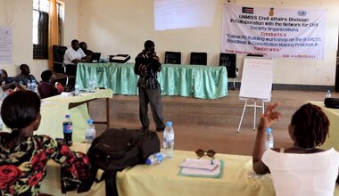 unmiss south sudan western equatoria state civil society organizations implementation of revitalized peace agreement constitution making elections