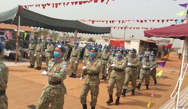 unmiss south sudan unity state bentiu vietnam hospital un medals ceremony