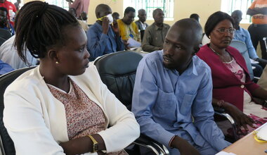 unmiss south sudan northern bahr el ghazal politicians parliamentarians training good governance