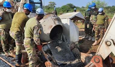 UNMISS David Shearer Press Conference Juba Road Repairs