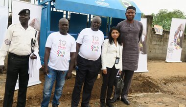 UNMISS South Sudan Independence bus shelters community development peacekeeping peacekeepers