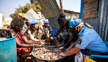 unmiss unpol south sudan juba yei road checkpoint idp camps local communities residents community policing trust cooperation