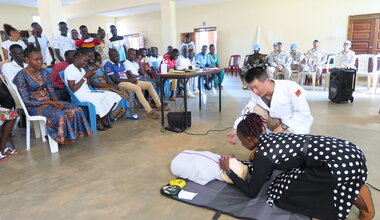 unmiss south sudan western bahr el ghazal wau medical training china peacekeepers