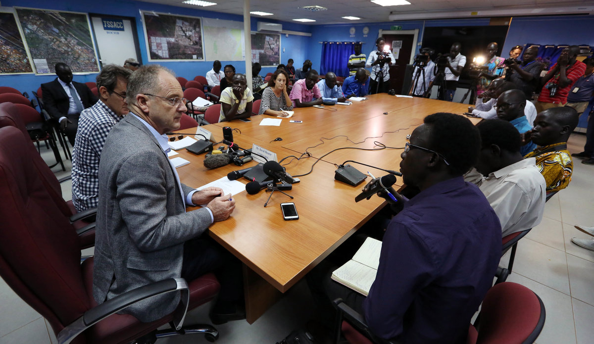 UNMISS SRSG Media Briefing Near Verbatim Transcript; Opening Remarks 