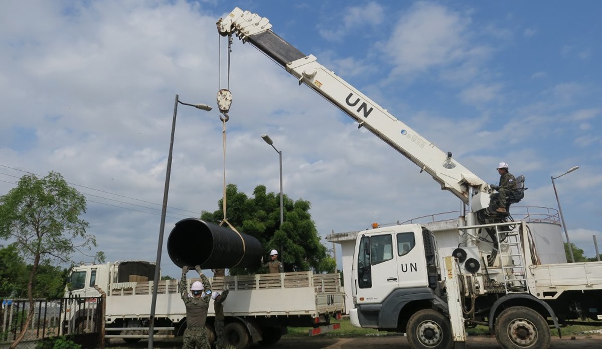 unmiss south sudan bor culverts drainage system recovery mechanism development