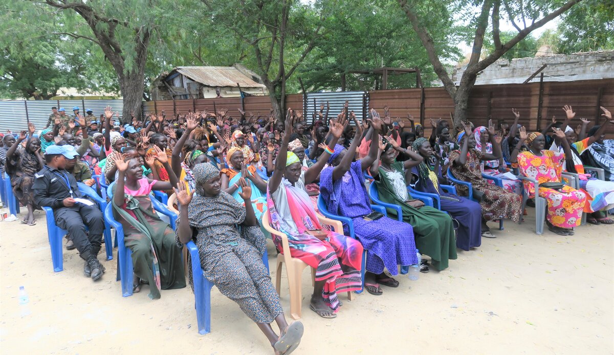 Peace South Sudan UNMISS UN peacekeeping peacekeepers elections constitution gender women patrol patrolling building confidence coexistence 