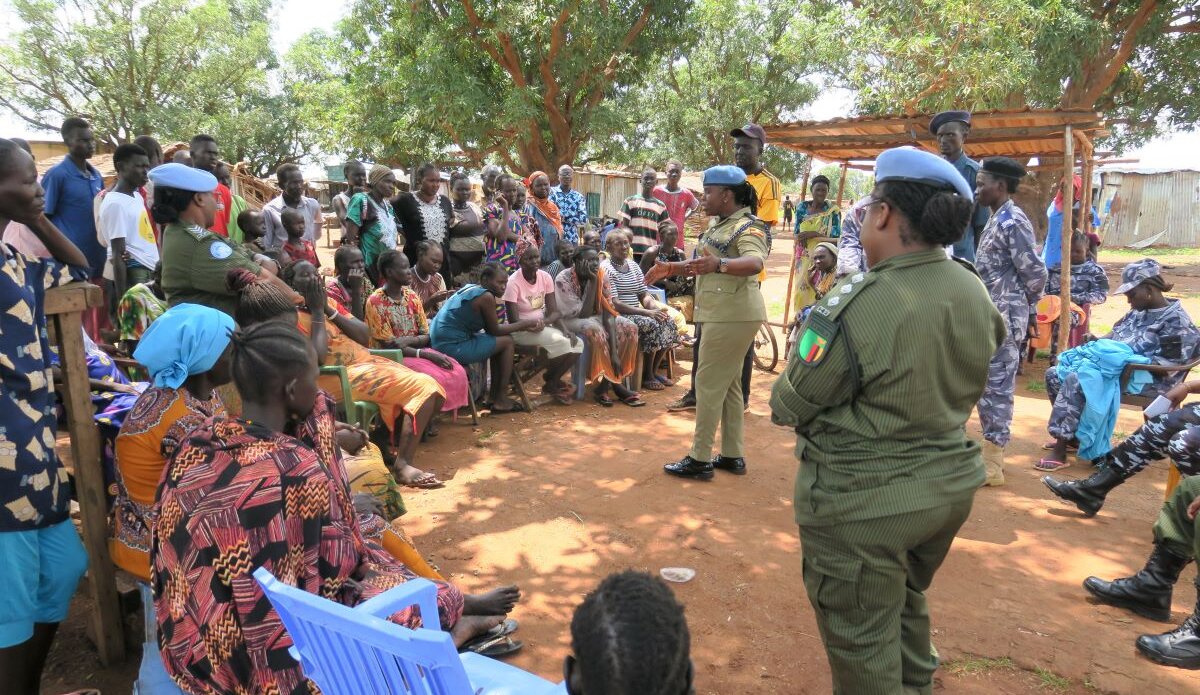 Peace South Sudan UNMISS UN peacekeeping peacekeepers development elections constitution capacity building discussion training police UNPOL livelihoods 