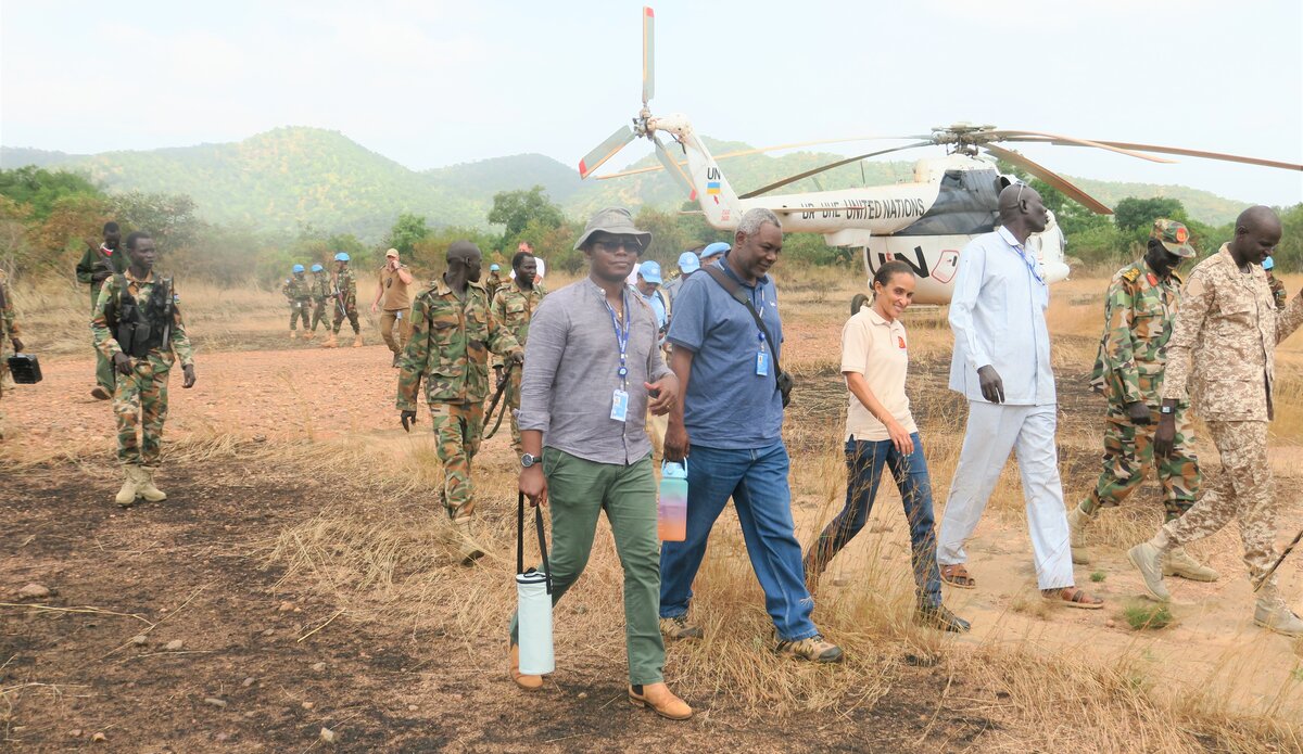 Peace South Sudan UNMISS UN peacekeeping peacekeepers elections constitution patrol security peacekeepers remote area Sudan crisis returnees humanitarian