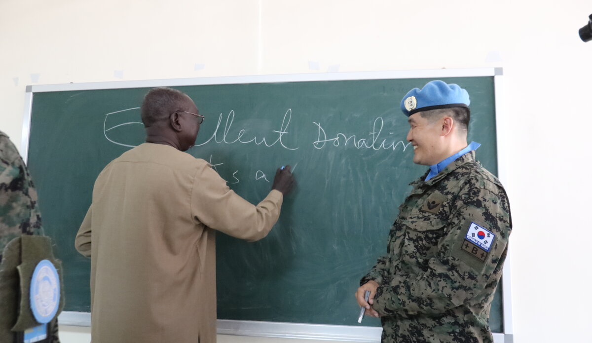 unmiss south korea peace education engineers development protection of civilians bor Jonglei south sudan peacekeepers united nations UN peacekeeping 