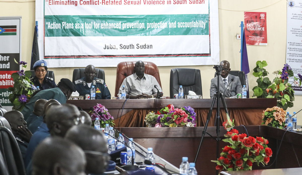 unmiss unpol senior women protection adviser south sudan ssnps action plan crsv sexual violence