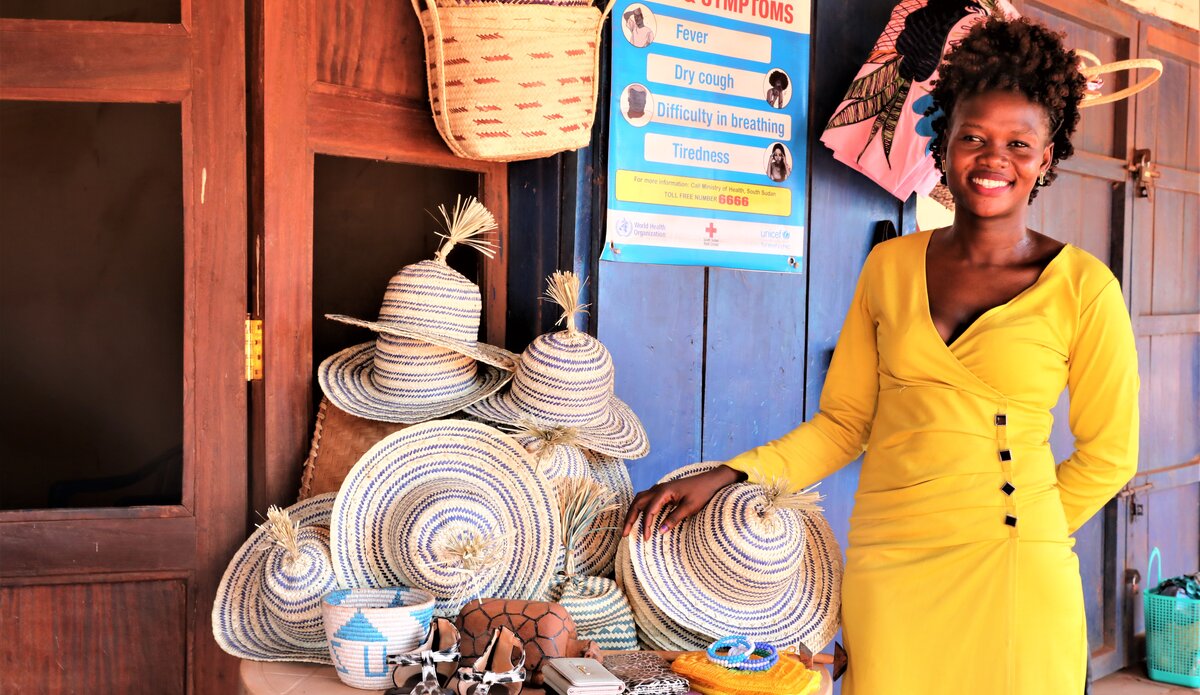 UNMISS South Sudan Youth Peace Security Handicrafts Artist Western Equatoria International Day of UN Peacekeepers peacekeeping Women