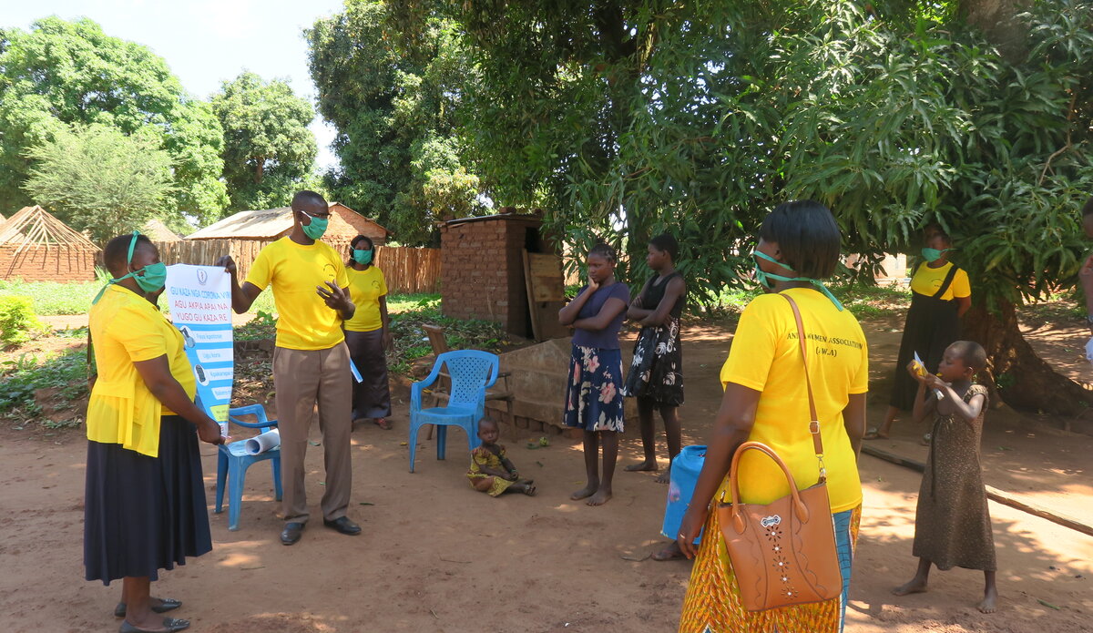 unmiss south sudan protection of civilians WHO humanitarian assistance COVID-19 coronavirus sensitization awareness-raising women women's groups Yambio peacekeeping