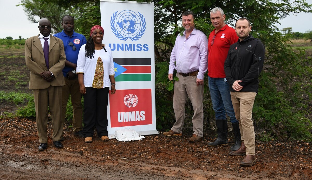 unmiss unmas mine action risk education explosive ordnance displaced people IDP school children protection gondokoro