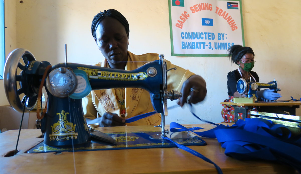 unmiss south sudan wau protection of civilians COVID-19 precautions WHO coronavirus face masks