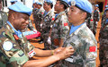 UNMISS Chinese contingents in Wau awarded UN medals