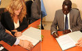 South Sudan and UNMISS sign Forces Agreement