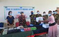 UNMISS peacekeepers join forces with Catholic Health Training Institute to battle COVID-19