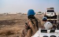 UNMISS peacekeepers from Mongolia protect delivery of vital supplies on insecure routes