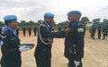 Rwandese police unit in Malakal awarded medals for peacekeeping services