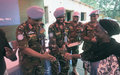 Bangladeshi peacekeepers share their computer skills with Wau area government officials 