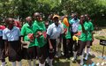 UNMISS-funded peace garden inaugurated in Juba to mark the International Day of the Girl Child