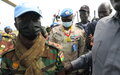 UN Military Adviser visits UNMISS temporary operating base in Koch