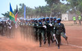 Living her dreams: Captain Niyonsaba and fellow Rwandese peacekeepers receive UN medals