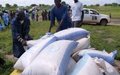 UNMISS staff donate food to Kuajok flood victims 